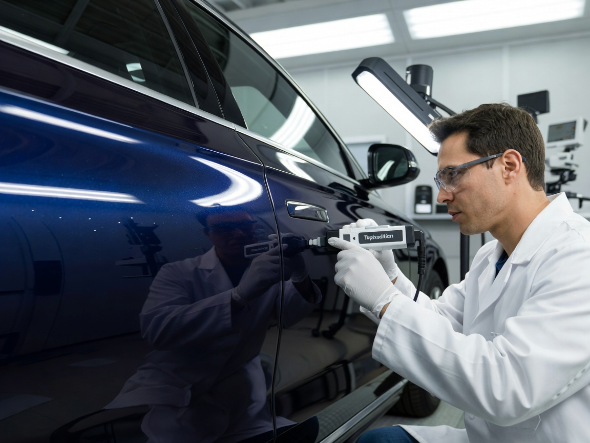 Technical vehicle paint inspection