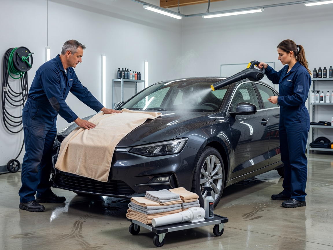 Safe vehicle drying methods